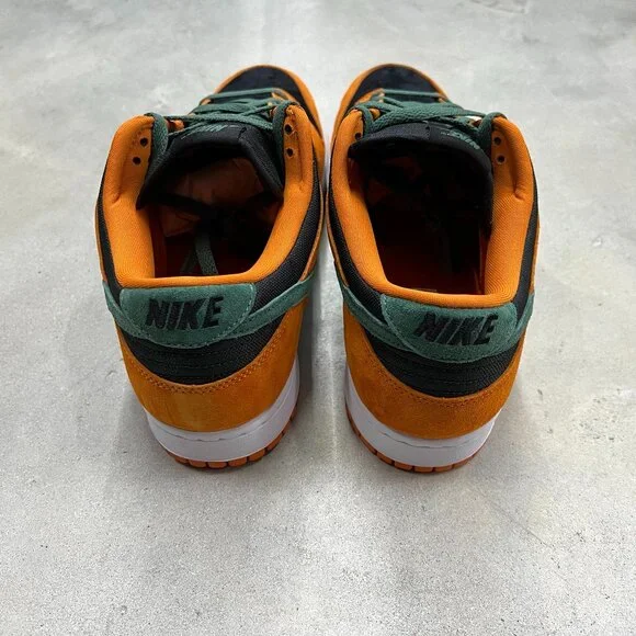 Nike Men's Size 11 Dunk Low Ceramic Orange Black DA1469 001 - New - Picture 2 of 7